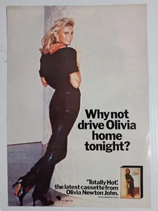 OLIVIA NEWTON JOHN TOTALLY HOT ALBUM A4 UK MAGAZINE ADVERTISEMENT FREE POST - Picture 1 of 1