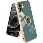 Kickstand Magnetic Soft Phone Case for iPhone 13 12 11 Pro Max 7 8 Plus XR Gray