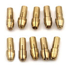 10Pcs brass drill chuck collet bits 0.5-3.2mm 4.8mm shank for rotary tool3CQU
