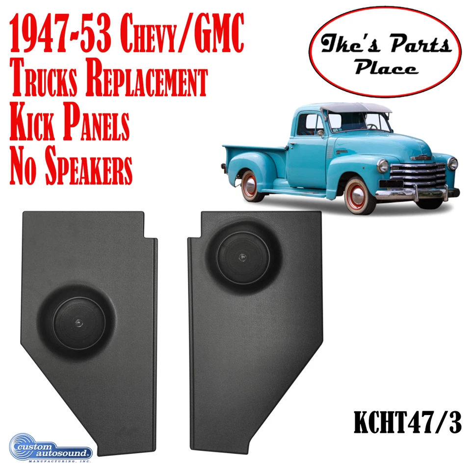 Custom Autosound KCHT47/3 1947-53 Chevy/GMC C/K Trucks Kick Panels No Speakers - Image 1 of 1