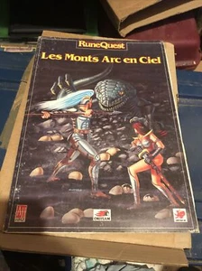 RQ RuneQuest, Les Monts Arc en Ciel, première édition FR, extension, Jeu de rôle - Imagen 1 de 4