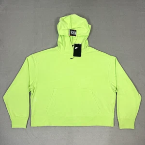 Nike Sportswear Womens Acid Washed Hoodie CZ9854-358 Neon Green Size Small NEW - Picture 1 of 12