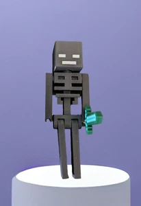 Esqueleto Articulado Minecraft Wither, Juguete Flexi, Impreso en 3D - Imagen 1 de 57