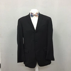 DKNY Blazer Jacket Mens 42In 90% Wool Suit Jacket Formal 3 Button Grey - Picture 1 of 12