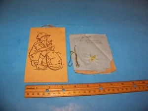 Vintage Handmade Booklet & Hanging Card 1938 - Picture 1 of 6