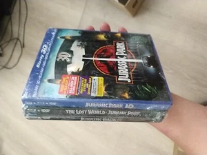 JURASSIC PARK TRILOGY COLLECTION RARE BLU RAY SET BRAND NEW SEALED MINT 1 2 3 - Picture 1 of 3