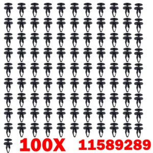 100x Fender Liner Clip Cowl Vent Retainer Push In Fastener Pin For GM Ford NEW - Picture 1 of 19