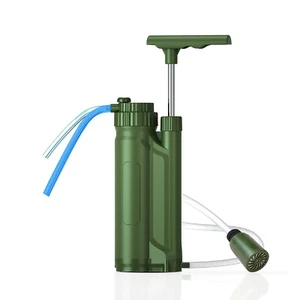 Portable Water Filter Pump Outdoor Water Purification System For Emergency - Picture 1 of 8