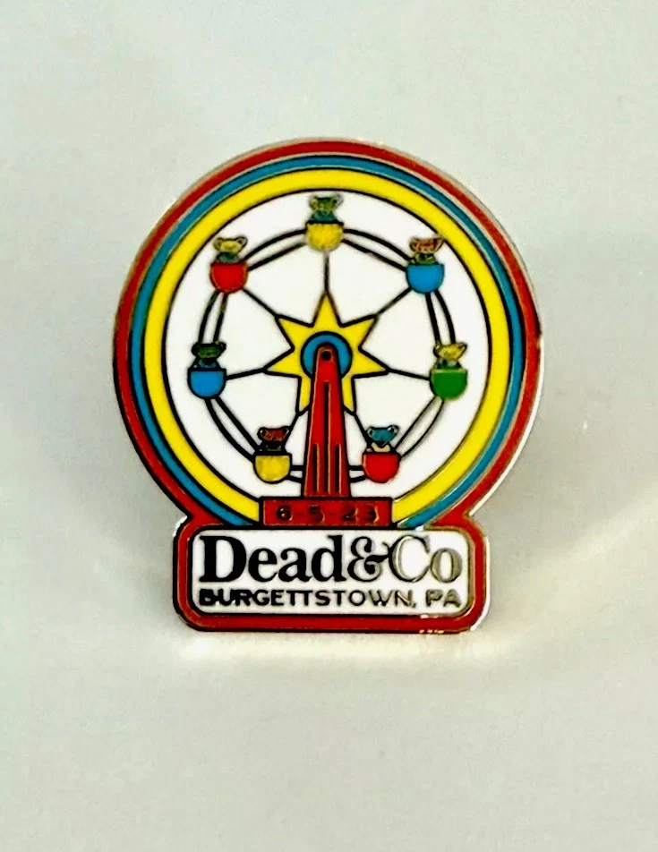 Prendedor sombrero Dead And Company, 2023 Burgettstown Pa Foto 1 de 1