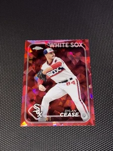 Dylan Cease Rare 2024 Topps Chrome Sapphire /5 Wow! Pink - Picture 1 of 5