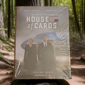 House of Cards The Complete Third Season 2015 DVD Kevin Spacey NEW Sealed - Imagen 1 de 2