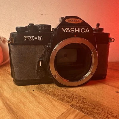Yashica FX-3 35mm camera battery tested working  - Image 1 of 4