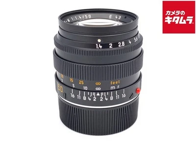Leica Summilux M 50mm F1.4 E43 Black -Near Mint- `8260 - Image 1 of 3