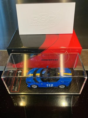 FERRARI 812 COMPETIZIONE A FRENCH RACING BLUE 53/90 1/43 BBR BBRC263Q - Photo 1/4