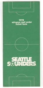 Formulario de boleto de pedido anticipado por correo de Seattle Sounders NASL 1978 - Imagen 1 de 3