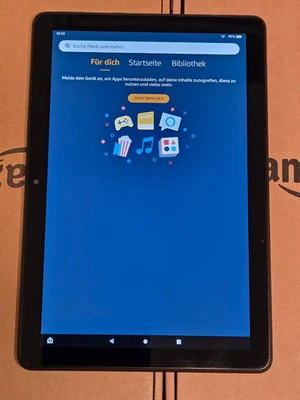 Amazon Fire HD 10-Tablet, 10" HD Display 1080p, OctaCore, 32 GB - Bild 1 von 4