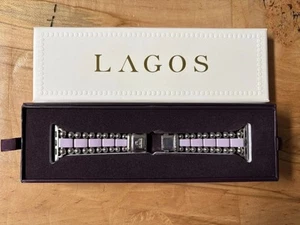 Lagos 41mm Apple Watch Band, Lilac Ceramic - Photo 1 sur 4