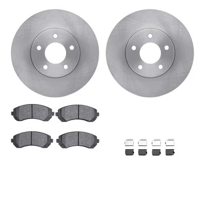 For Buick Rendezvous 02-06 eLINE Series Front Brake Kit w Ceramic Pads Foto 1 de 4