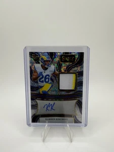 2024 Panini Select Kamren Kinchens 3 Color Rookie Patch Auto RPA RC /35 Rams - Picture 1 of 2