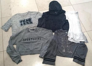 TEEN SILVER/GREY TOPS - AS NEW, ALL GIRLS SIZE 12 - Picture 1 of 4