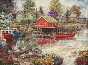 Letistitch Counted Cross Stitch Kit Quiet Cove L8077 - Picture 1 of 4