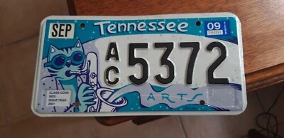 RARE plaque immatriculation américaine Tennessee Usa american license plate Cat - Photo 1/4