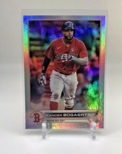 2022 Topps Series 1 XANDER BOGAERTS #8 RAINBOW FOIL PARALLEL Boston Red Sox