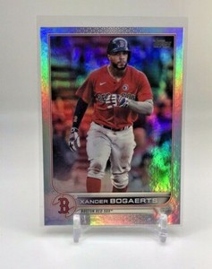2022 Topps Series 1 XANDER BOGAERTS #8 RAINBOW FOIL PARALLEL Boston Red Sox