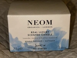 NEOM SCENT TO DE-STRESS LUXURY SCENTED CANDLE 75G 2.6OZ BNIB LIMITED EDITION! - Picture 1 of 7
