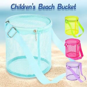Storage Pouch Mesh Beach Bag Toy Organizer Net Child Shell Collecting Bag