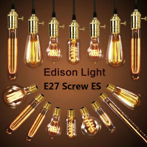 E27 Screw ES 31-40W Tungsten Vintage Style Edison Decor Light Bulb Lamp Pub 220V