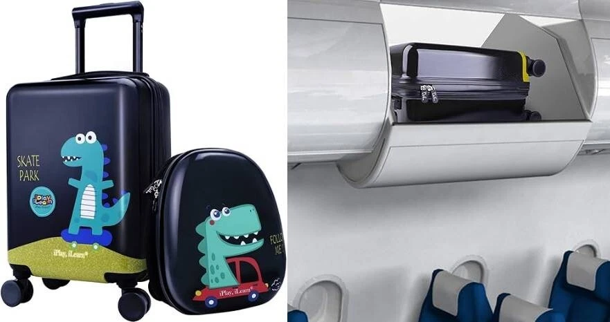 Equipo para niños con diseño de dinosaurio maleta de mano para niño juego.2025 Foto 1 de 2