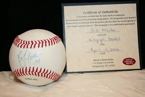 Bill Mueller Hand Signed Autographed Baseball w/Certificate of Authenticity - Picture 1 of 1
