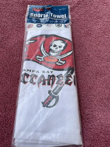 Vintage Tampa Bay Buccaneers Bowling Towel New Free Shipping Cover