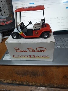 Bill Elliott Golf Cart Bank new in box - Picture 1 of 3