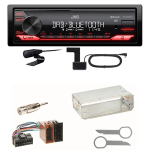 JVC KD-X282DBT Bluetooth Digitalradio Einbauset für Mercedes A C M Klasse - Bild 1 von 1