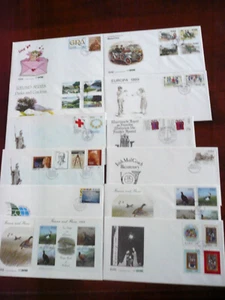 12 IRELAND FIRST DAY COVER LOT 1989 UNADDRESSED CACHET W/INSERTS BUY$9.99 - Picture 1 of 7