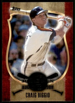 2015 Topps Update First Home Run Craig Biggio Houston Astros #FHR-4 - Image 1 of 2