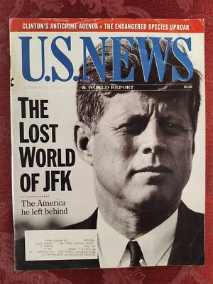 U S NEWS World Report Magazine November 15 I993 The Lost World of JFK - Image 1 of 2