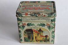 Vintage FERDINAND WOLFF Tea Biscuit Allerfeinste Sortirte NURNBERG Tin Box 