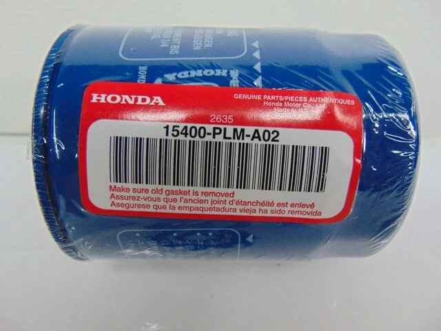 15 GENUINE HONDA OIL FILTERS WITH CRUSH RINGS OEM 15400-PLM-A02. - Image 1 of 2