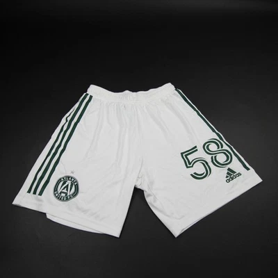 Pantalones Cortos de Juego Atlanta United FC Adidas Para Hombre Blanco/Verde Usado Foto 1 de 4