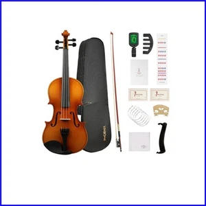 Juego de violín tamaño completo 4/4: paquete perfecto para principiantes con accesorios incluidos - Imagen 1 de 8
