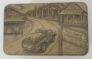 VINTAGE 1996 Doral Welcome to Tobaccoville NC Tin & Sealed Stick Matches - Picture 1 of 11