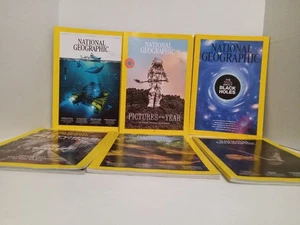 national geographic magazines in good condition pre owned total of 9 in all - Picture 1 of 13