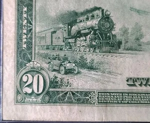 1914 $20 FEDERAL RESERVE NOTE LARGE 3 C, 🌟PHILADELPHIA, PA.🌟RARE🌟XF - Picture 1 of 19