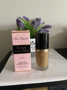 Too Faced Born This Way Undetectable Foundation, Oil Free, 1 OZ / 30ml, Caramel - Picture 1 of 6