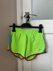 Nike Children’s Dri-Fit Shorts Green/Pink/Blue Large or Adults XS - Picture 1 of 6