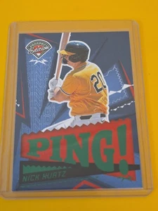 Nick Kurtz 2024 Panini Prospect Edition #9 Ping! Green Color Match Athletics - Picture 1 of 11