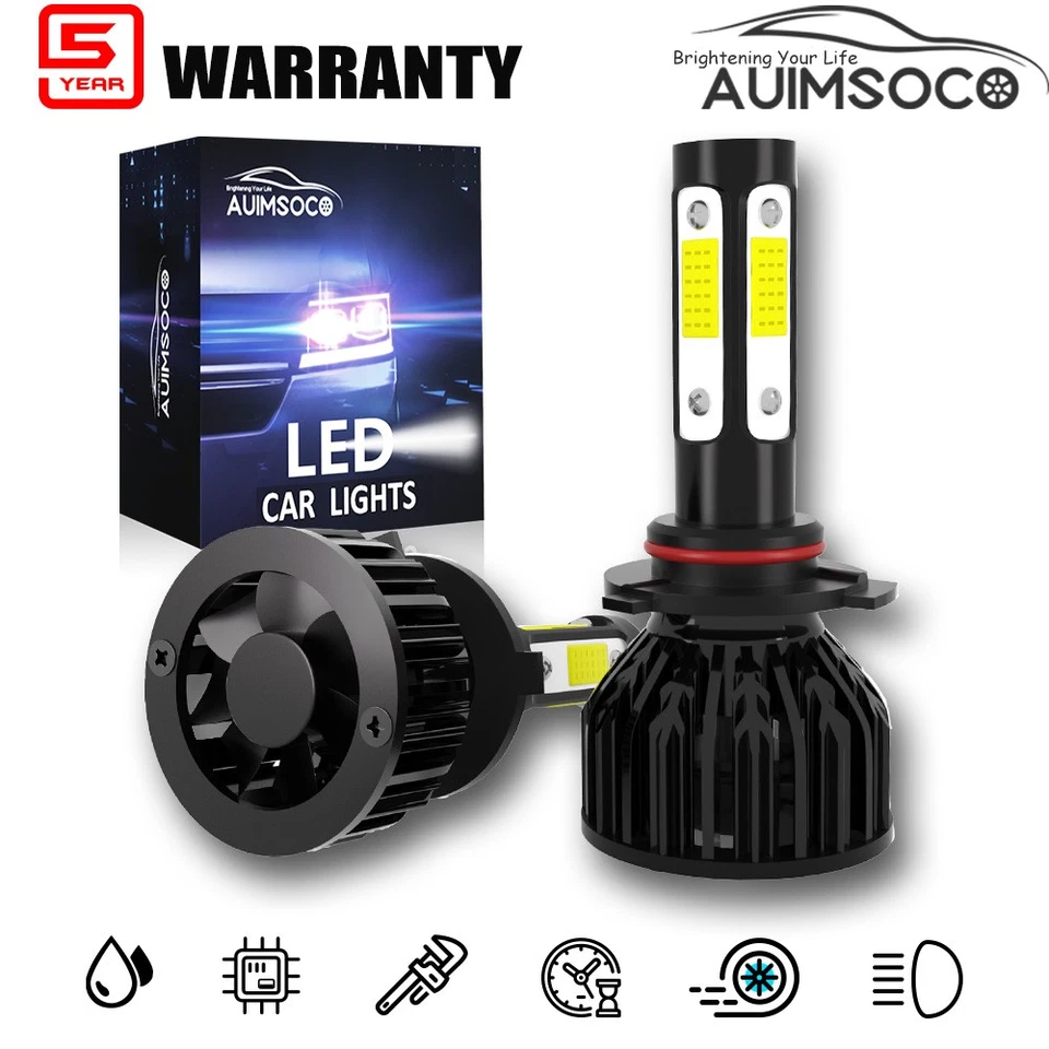 Faro LED blanco bombillas altas conversión 9005 para Ford Transit-350 2015-2020 Foto 1 de 4